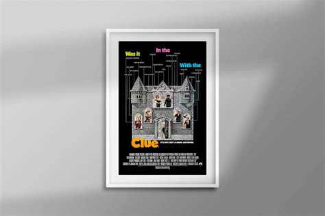 Clue Movie Poster Clue 1985 Poster Print Horror Movie - Etsy