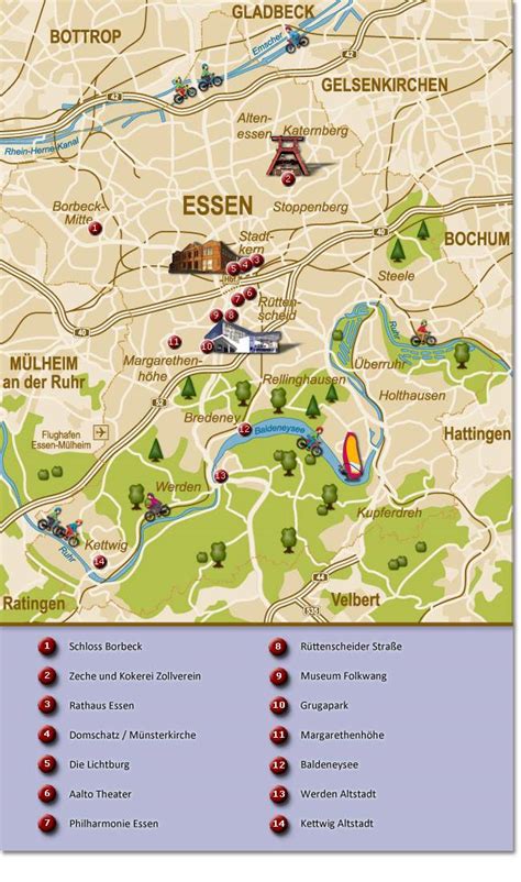 Large Essen Maps for Free Download and Print | High-Resolution and ...