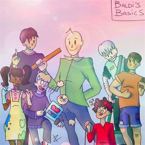 My new Baldi fan art! What do you think? [by ZadufiRA] : r/BaldisBasicsEdu