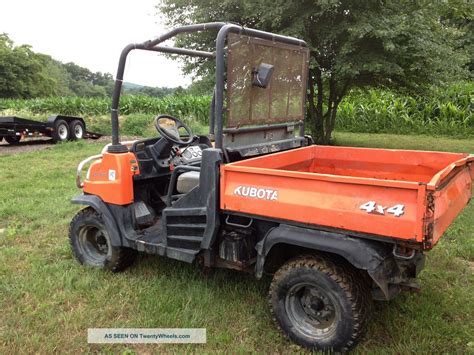 Kubota 900 Rtv Diesel 4x4 Utv Atv Better Than A Golf Cart Cheap Rates