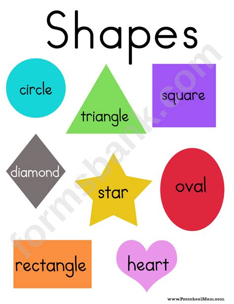 Printable shapes and colors - poilabs