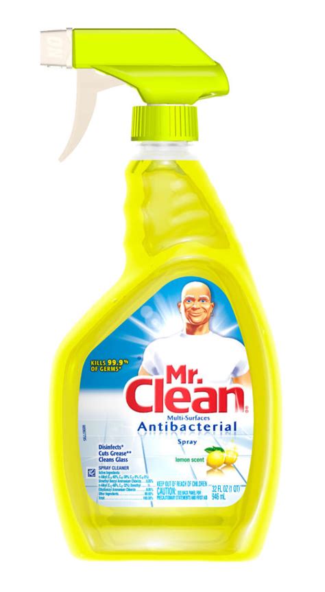 Best Multi-Purpose Cleaners - Mr. Clean Multi-Surfaces Antibacterial Spray Lemon Scent