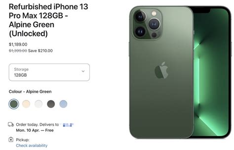 Apple Refurbished iPhone 13 Pro Max in Canada Now Available • iPhone in ...