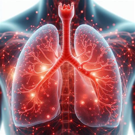 Anatomia do sistema respiratório humano | Foto Premium