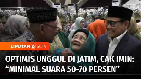 VIDEO: Bacawapres Cak Imin Optimis akan Unggul Meraih Suara Maksimal di Jawa Timur - TV Liputan6.com