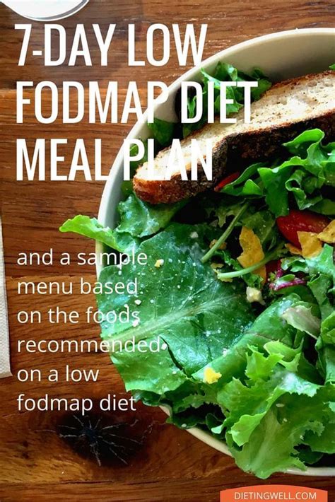 7-Day Low FODMAP Diet Meal Plan & Menu for IBS - DietingWell