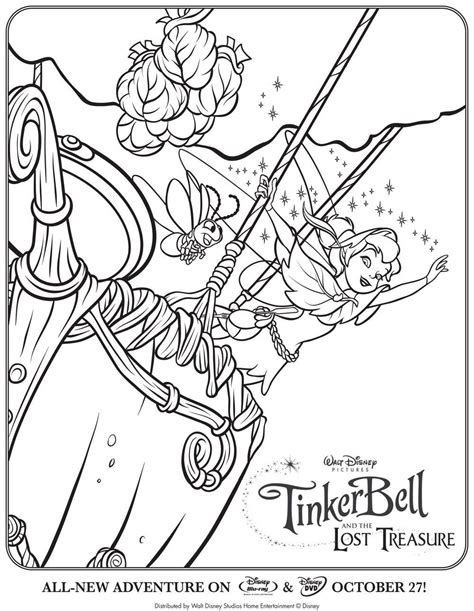 Tinkerbell And The Lost Treasure Coloring Pages - Coloring Home