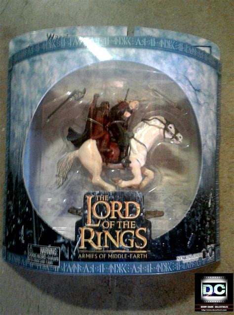 Legolas & Gimli on Horse Arod Miniature Figure 1:24 Lord Rings LOTR ...