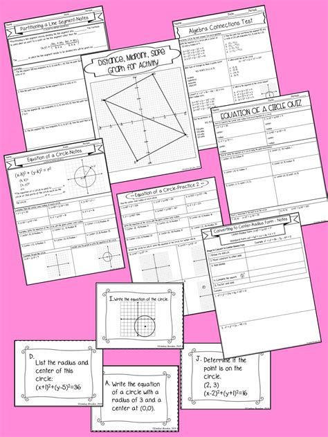 Algebra Connections Unit (Geometry Unit 9) - Lindsay Bowden