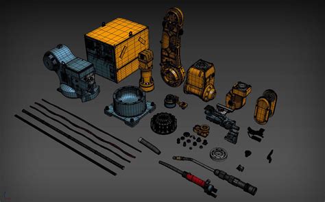 Industrial Welding Arm Hires 3D model | CGTrader