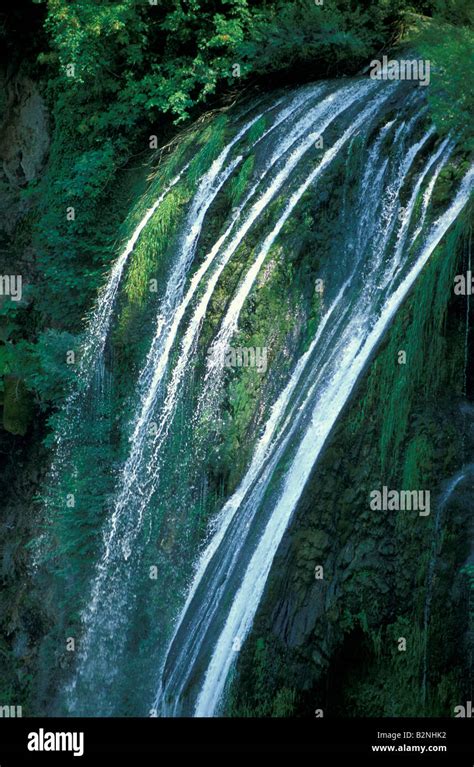 marmore waterfall, terni, Italy Stock Photo - Alamy