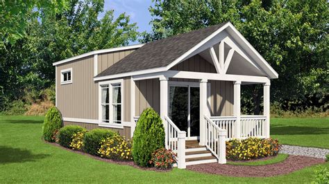 a small house with porches and steps leading to the front door is shown in this artist's rendering