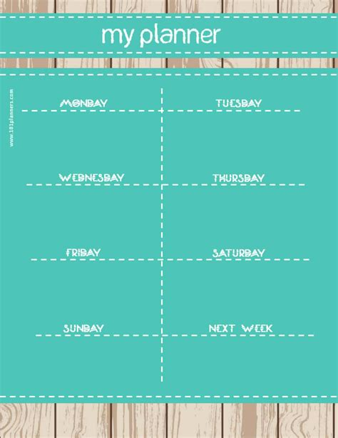 Custom Day Planner Template New Weekly Calendar Maker | Free weekly planner templates, Day ...