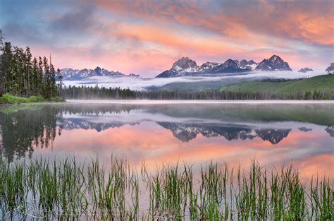 Little Redfish Lake Sawtooth Mountains - Alan Majchrowicz Photography