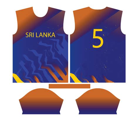 Srilanka cricket team sports kid design or Sri Lankan cricket jersey ...