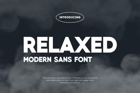 Relaxed Font - Free Font