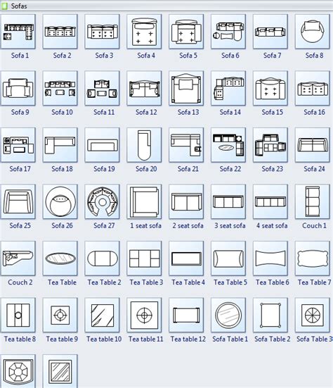 Floor Plan Symbols Chart - floorplans.click
