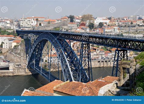 Bridge Over Douro River, Porto. Stock Photo - Image of house, landmark: 8964330