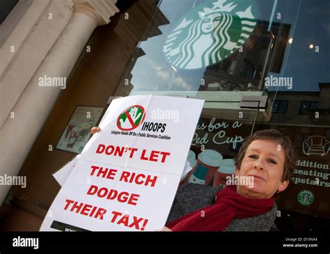 UK Uncut activists protest against Starbucks tax avoidance outside ...