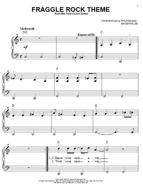 Fraggle Rock Theme | Sheet Music Direct