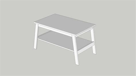 IKEA LUNNARP Coffee table, white | 3D Warehouse