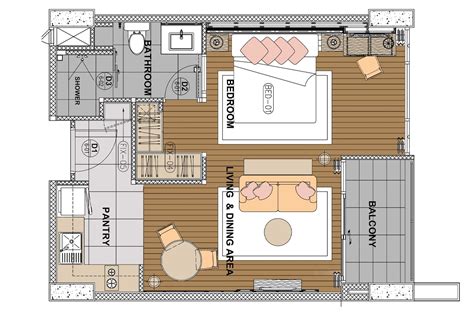 JUNIOR SUITE - FLOOR PLAN LAYOUT | The Park Nine Suvarnabhumi