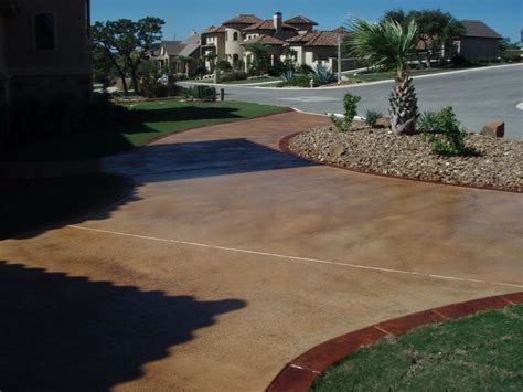 concrete stained driveways | Stained concrete driveways, patios, sidewalks, garages | Stained ...