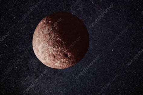 Dwarf Planet Makemake, Illustration - Stock Image - C033/4845 - Science ...