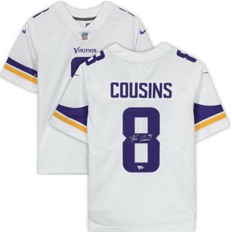 Kirk Cousins Signed Minnesota Vikings Jersey (Fanatics Hologram ...