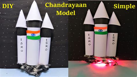 chandrayaan model (rocket launch for school science exhibition ...