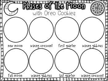 Free! Phases of the Moon {With Oreo Cookies!} Kindergarten Science, Elementary Science, Middle ...