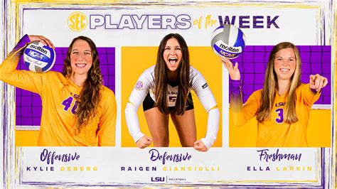 LSU volleyball combines to sweep SEC’s Player of Week award | Tiger Rag