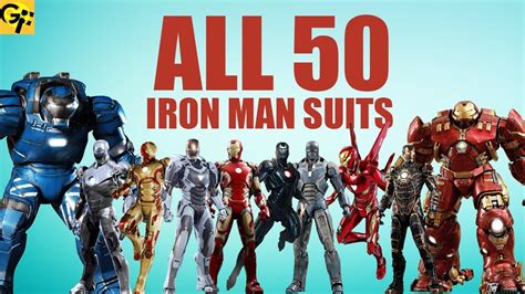 List Of All Iron Man Suits