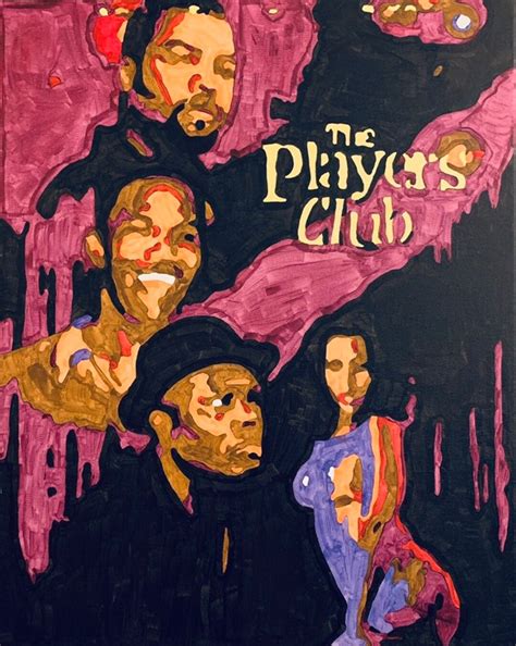 The Player's Club Movie Acrylic Painting Poster PRINT - Etsy