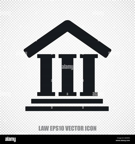 Law vector Courthouse icon. Modern flat design Stock Vector Image & Art - Alamy