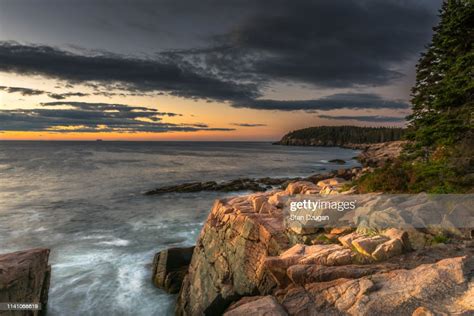 Acadia National Park Sunrise High-Res Stock Photo - Getty Images