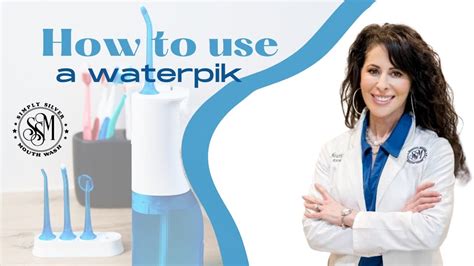 How to use a waterpik - YouTube