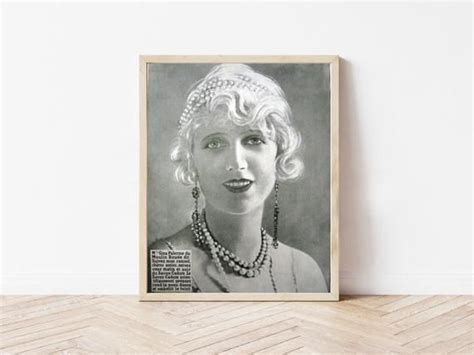Gina Palerme Advertising Cadum Soap, 1927 Vintage Poster Portrait Beauty Wall Art Cosmetics Ad ...