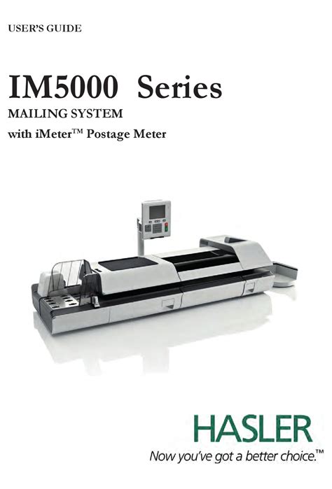 HASLER IM5000 SERIES USER MANUAL Pdf Download | ManualsLib