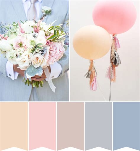Kleuren inspiratie bruiloft - De mooiste kleuren themas