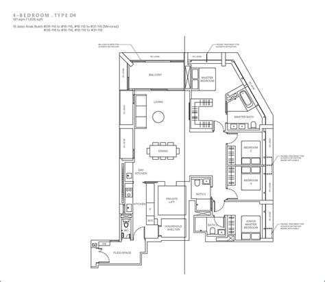 The Reserve Residences New Launch | Floor Plans