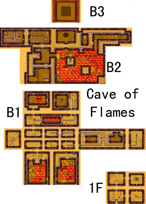 File:Legend of Zelda, The - Minish Cap, The - GBA - Map - Cave of ...