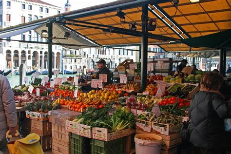 Venice Italy: .Rialto markets.