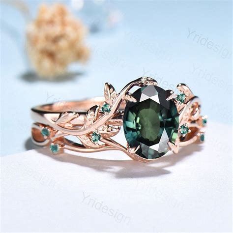 Green wedding rings – Artofit