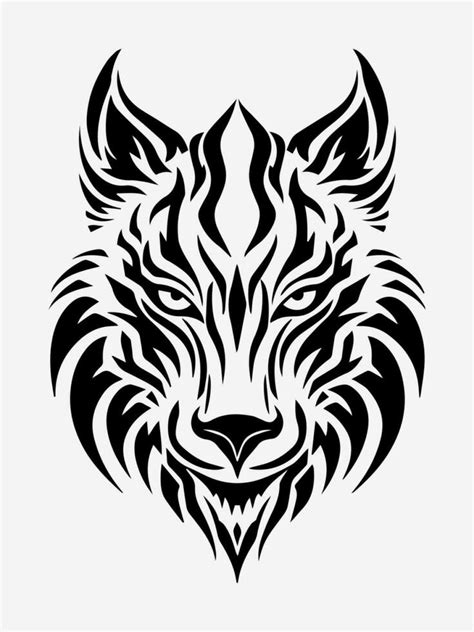 Animal tribal tattoo design element 25281298 Vector Art at Vecteezy