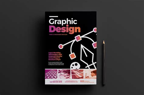 Graphic Designer Poster Template 3 | Creative Flyer Templates ~ Creative Market