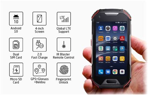 Unihertz Atom XL 4 inch rugged smartphone hits Kickstarter - Liliputing