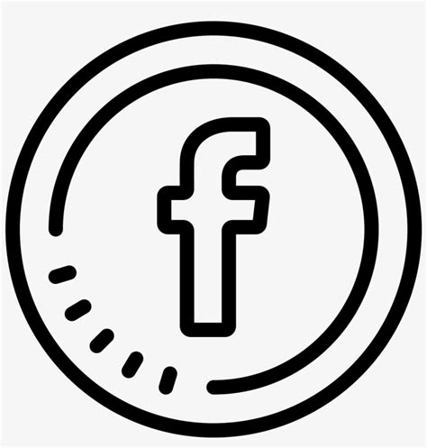 Facebook Logo Icon Black