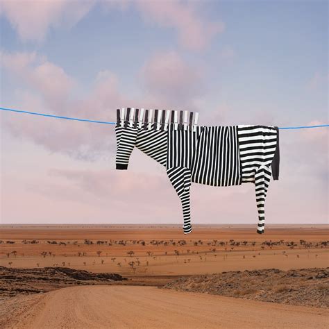 Quirky Clothesline Creatures Saunter Across Helga Stentzel’s Landscape Illusions | Skyline ...