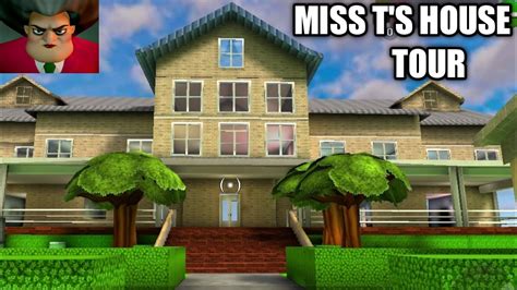 Miss T's House Tour 😱 Scary Teacher 3D Game Video| Most Scary Teacher ...